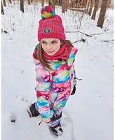 Deux par Toddler Girls One Piece Snowsuit Printed Multicolor Bubbles - Toddler|Child