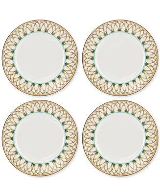 Lenox British Colonial Bamboo Accent Plates, Set of 4