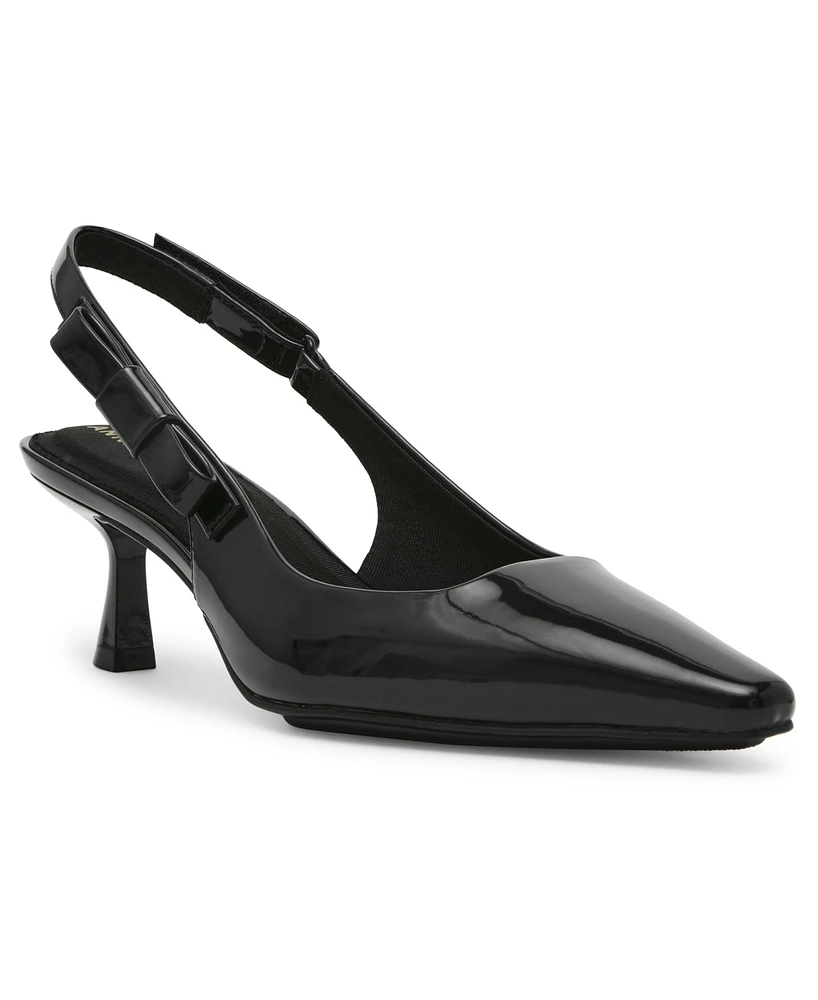 Anne Klein Women's Carmel Slingback Kitten Heel Pumps