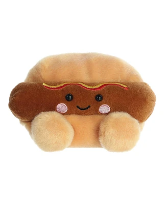 Aurora Mini Colson Hot Dog Palm Pals Adorable Plush Toy Brown 5"