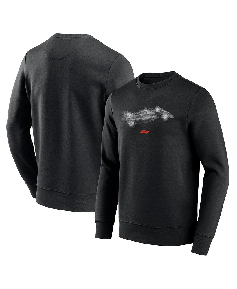 Formula 1 Men's Black Merchandise Perspective Pullover Sweatshirt