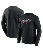 Formula 1 Men's Black Merchandise Perspective Pullover Sweatshirt