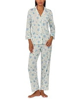 Lauren Ralph Women's 2-Pc. Floral 3/4-Sleeve Pajamas Set