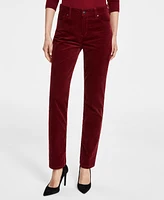 Jones New York Women's Lexington Straight Leg Corduroy Jeans