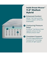 Beautyrest BeautySleep Dream Weaver 11.5" Hybrid Medium Mattress Set
