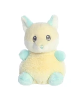 ebba Mini Baby Fox Lil Biscuits Gentle Baby Plush Toy Yellow 5"