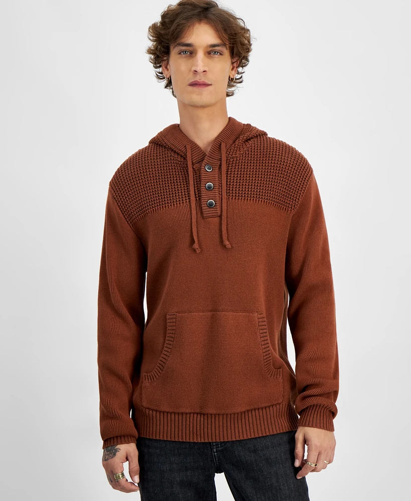 Sun + Stone Men's Hooded Sweater, Created for Macy's