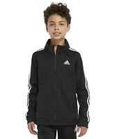 adidas Little Boys Zip Front Iconic Tricot Jacket