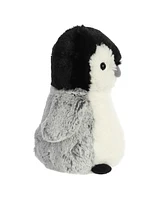 Aurora Small Pippin Penguin Mini Flopsie Adorable Plush Toy Gray 8"