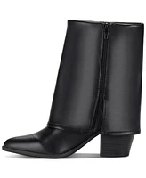 Sun + Stone Women's Ibizaa Fold Over Cuffed Dress Booties, Created for Macy's