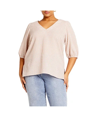 City Chic Plus Sasha Top