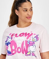 Trendy Plus Disney Flow With The Bow Minnie Daisy Graphic T-Shirt