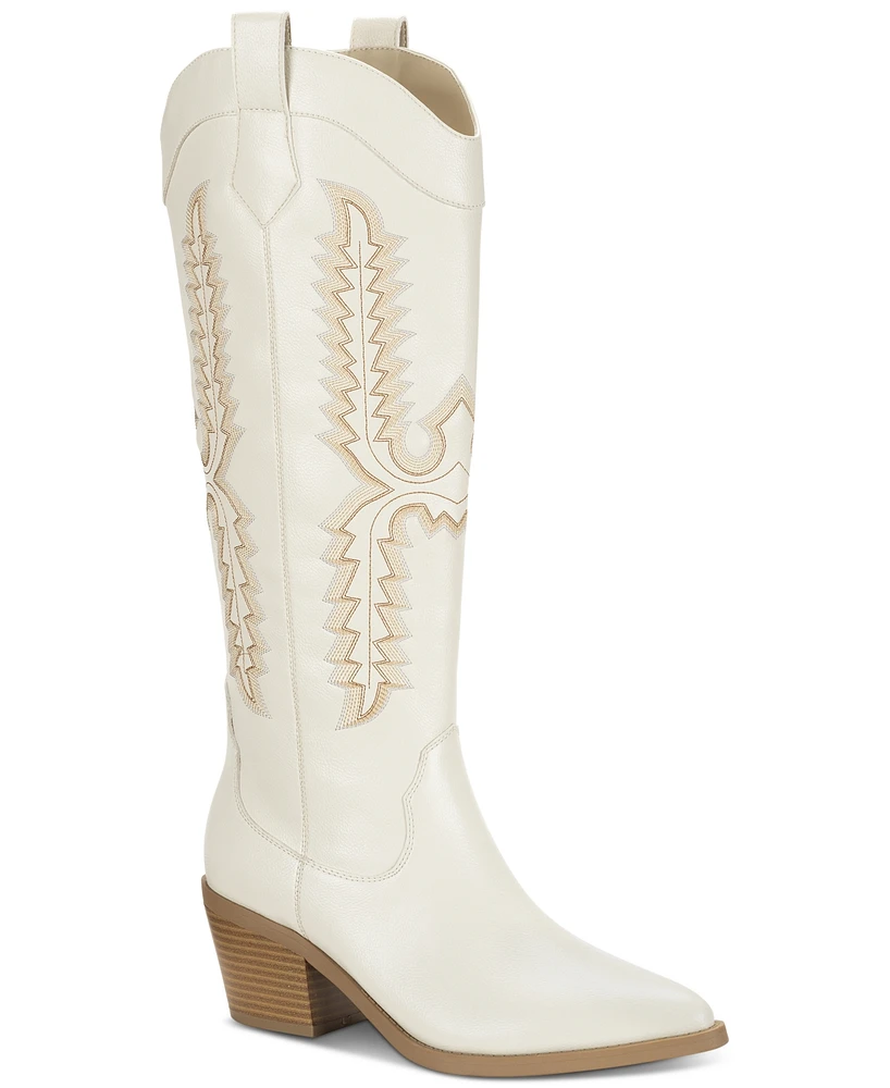 Sun + Stone Women's Bodhiii Western Knee High Boots, Created for Macy's