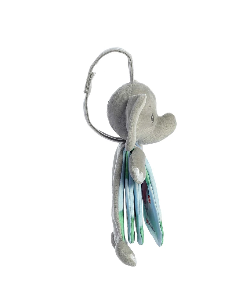 ebba Small Do Your Ears Hang Low Story Pals Educational Baby Plush Toy Gray 9"