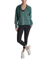 Dkny Women's Tech Ottoman Full-Zip Hoodie