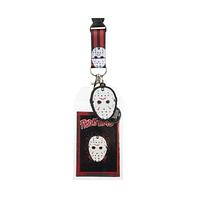 Friday The 13th Lanyard w/ Jason Mask Rubber Charm