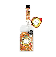 Garfield Food Lanyard with Rubber Charm