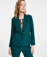 Kasper Women's Single-Button Notched-Lapel Blazer