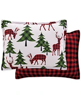 Sunham Plaid Deer Reversible 3-Pc. Comforter Sets