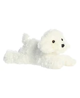 Aurora Medium Bonita Flopsie Adorable Plush Toy White 12"