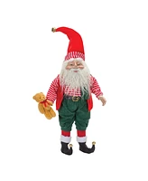 Slickblue Plush Toy Shop Santa (Set of 2)