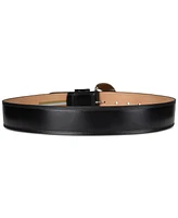 Sam Edelman Wide Width Double-e Loop Leather Belt