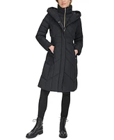 Cole Haan Women's Bibbed Hooded Puffer Coat