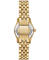 Michael Kors Women's Lexington Three-Hand Gold-Tone Stainless Steel Watch 26mm