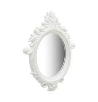 vidaXL Wall Mirror Castle Style 22"x29.9" White