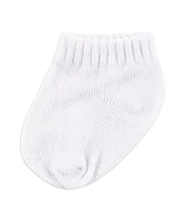 Luvable Friends Baby Boys Unisex Newborn and Socks Set, White