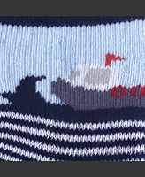 Luvable Friends Baby Boys Fun Essential Socks, Lobster, Months