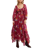 Free People Women's Morning Glory Smocked Maxi Dress