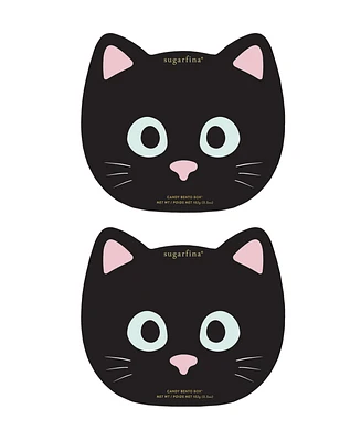 Sugarfina Halloween Black Cat Candy 2 Piece Bento Box, Pack of 2