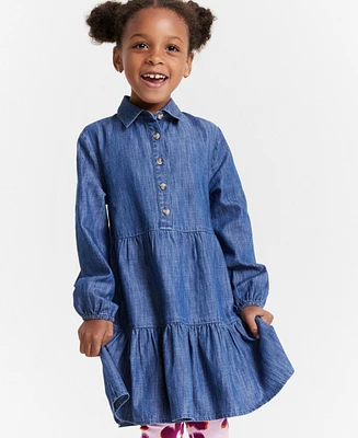 Epic Threads Girls Cotton Chambray Shirtdress, Created for Macy's