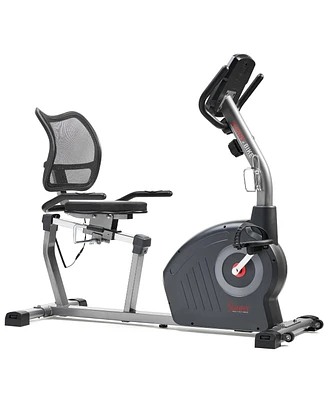 Sunny Health & Fitness Elite Interactive Series Exercise Recumbent Bike - Sf-RB420046