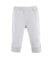 Touched by Nature Baby Boys Organic Cotton Pants 4pk, Milk