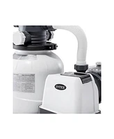 Intex 26645EG 2100 Gph Above Ground Pool Sand Filter Pump with Automatic Timer