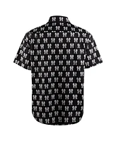 Section 119 Men's Black Pink Floyd Division Bell Button-Down Shirt