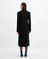 Mango Women's Structured Wool Coat