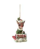 Jim Shore 2024 Rudolph On Sled Ornament