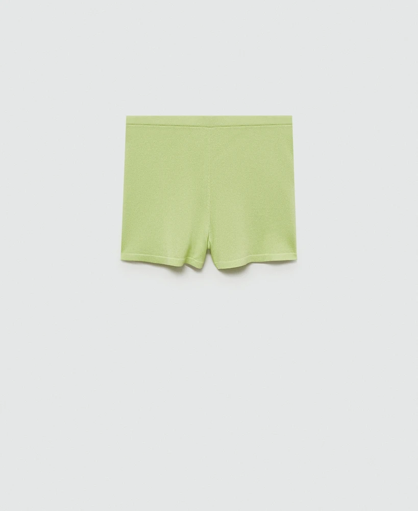 Mango Women's Skinny Knit Shorts