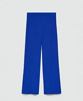 Mango Women's Flowy Straight-Fit Pants