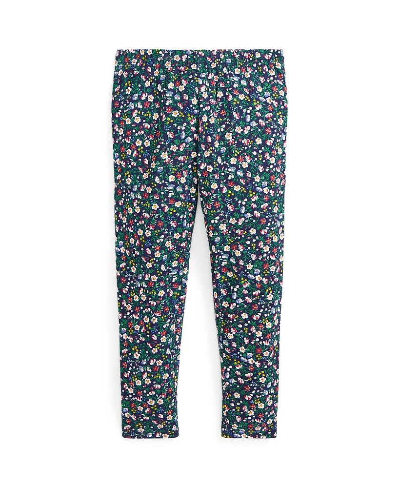 Polo Ralph Lauren Toddler and Little Girls Floral Stretch Jersey Legging