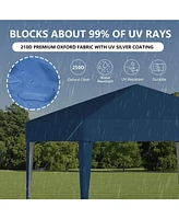 Givimo 10 x 10ft Pop Up Canopy Outdoor Durable Portable Folding Instant Canopy with 4 Sandbag & Carrying Bag