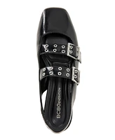 BCBGeneration Women's Hendo Double Buckle Slingback Flats