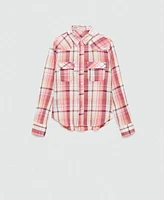 Mango Women's Check Cotton Shirt