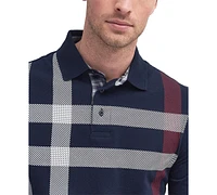 Barbour Men's Blaine Tailored-Fit Tartan Long-Sleeve Polo Shirt