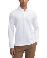 Barbour Men's Original Sports Tailored-Fit Long-Sleeve Pique Polo Shirt