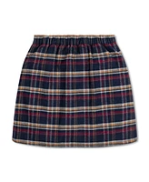 Hope & Henry Big Girls Flannel Pull-On Ruffle Skirt