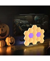 Yescom 3 Pcs WiFi Smart Led Light Kit Diy Voice Control Work with Alexa Google Home Gifts